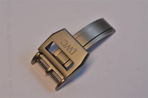 iwc faltschließe|For IWC 18mm Folding Clasp Deployant Buckle Faltschließe Big .